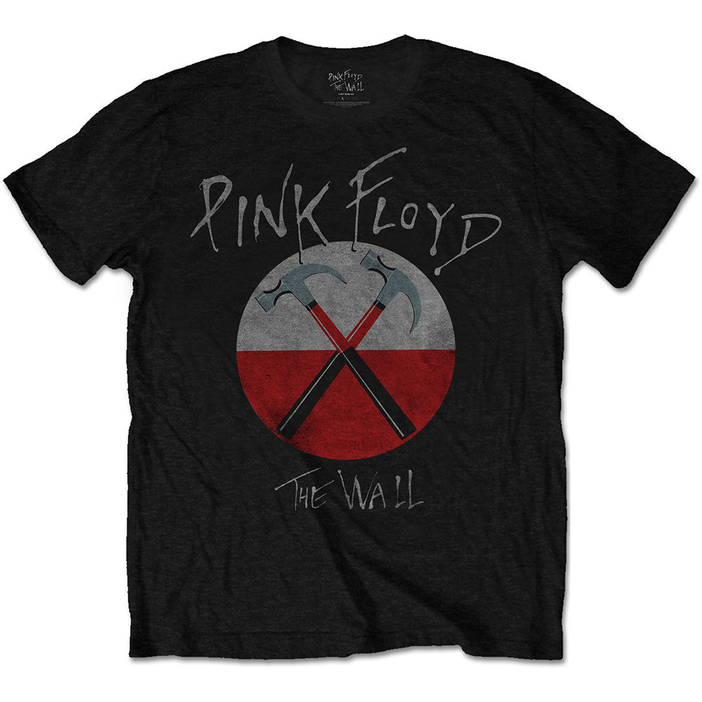 PINK FLOYD ピンクフロイド (「対」 30周年 ) - The Wall Hammers Logo / Tシャツ / メンズ 【公式 / オフィシャル】