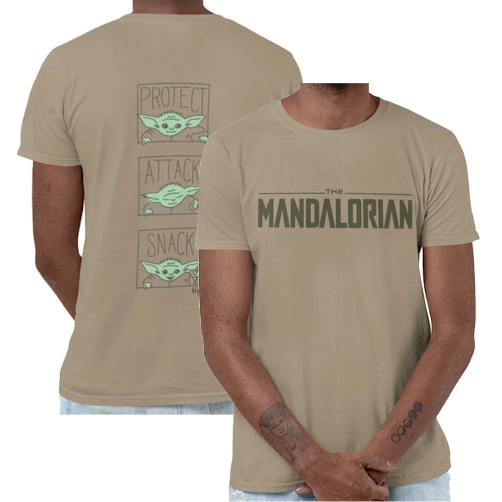 THE MANDALORIAN スターウォーズ (「エピソード1」 25周年 ) - CHILD TRIO / バックプリントあり / Tシャツ / メンズ 【公式 / オフィシャル】