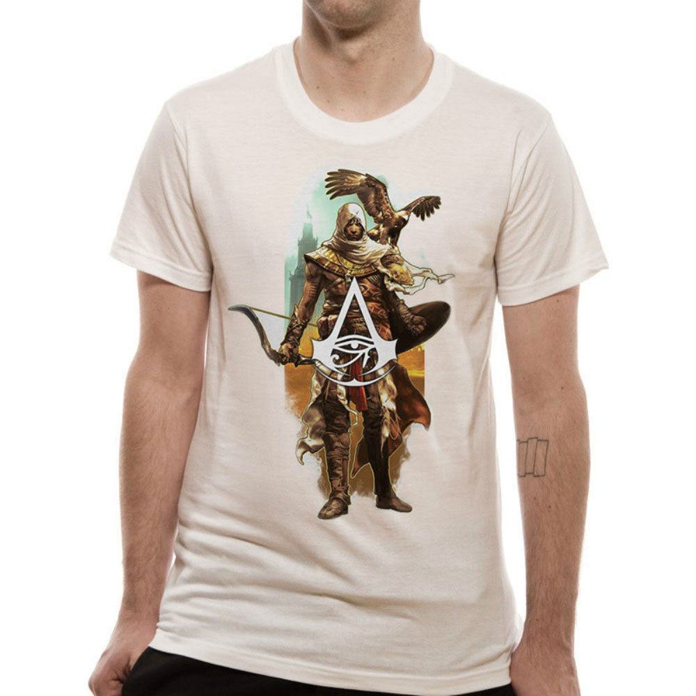 ASSASSINS CREED アサシンクリード CHARACTER AND EAGLE Tシャツ メンズ 公式 オフィシャル