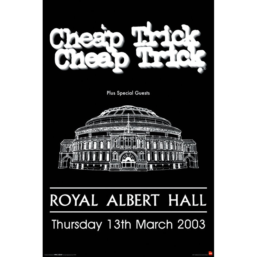 
                  
                    CHEAP TRICK チープトリック - Royal Albert Hall / ポスター 【公式 / オフィシャル】
                  
                