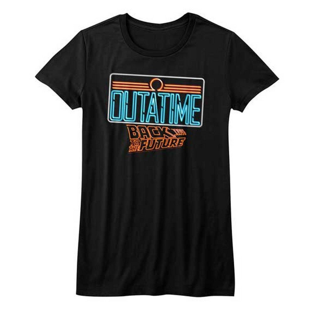 BACK TO THE FUTURE バックトゥザフューチャー (「BTTF2」 35周年 ) NEON Tシャツ  公式 オフィシャル