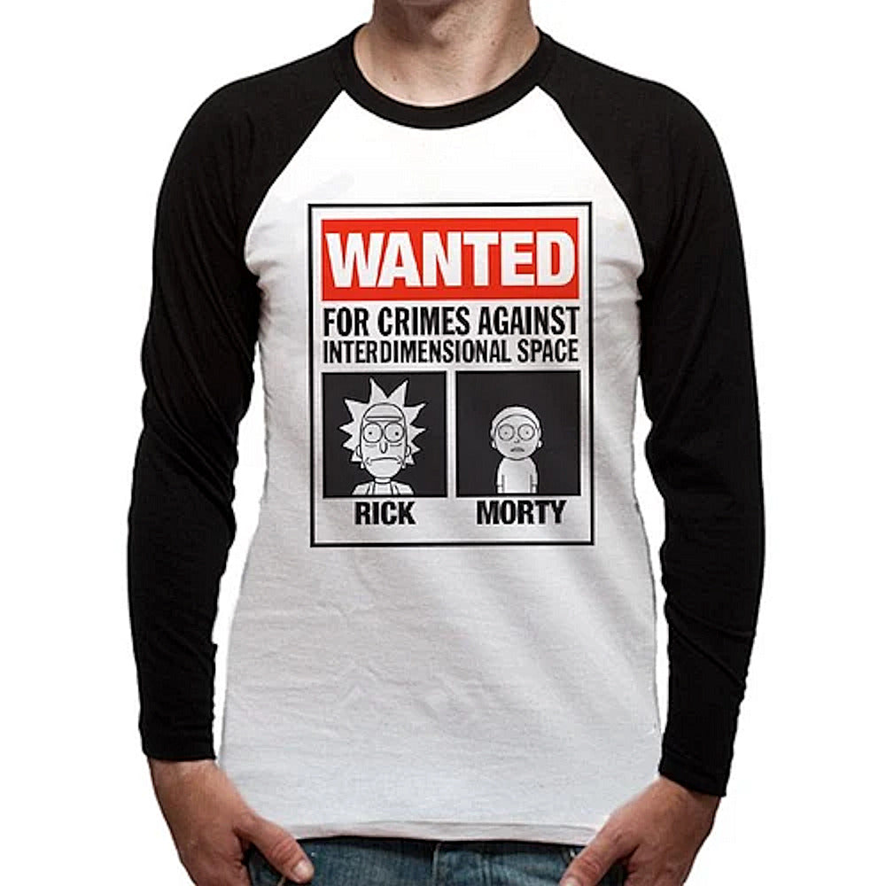 RICK AND MORTY リックアンドモーティ - WANTED POSTER/長袖 / Tシャツ / メンズ 【公式 / オフィシャル】