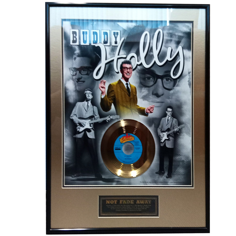 BUDDY HOLLY バディホリー Not Fade Away-50th Anniversary GOLD DISC 公式 オフィシャル