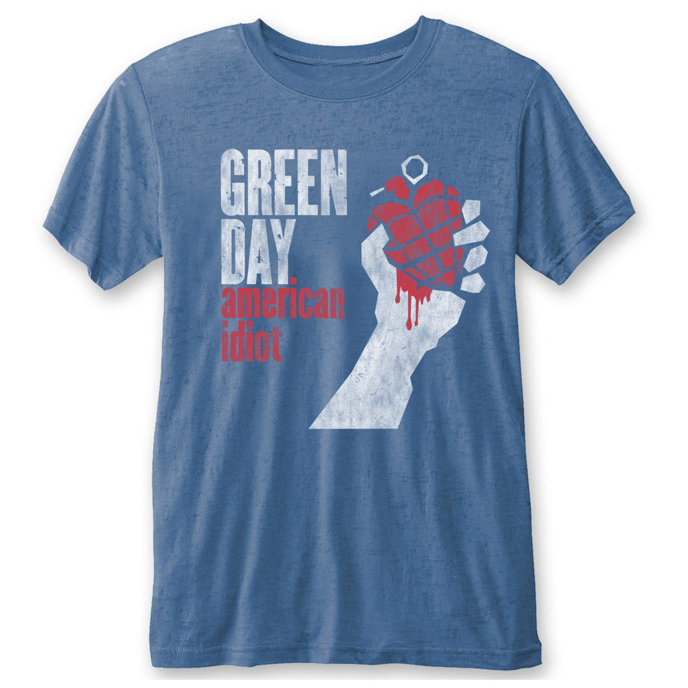 GREEN DAY グリーンデイ (2025年 2月 来日 ) - American Idiot Vintage (Burn Out) / Black Label（ブランド） / Tシャツ / メンズ 【公式 / オフィシャル】