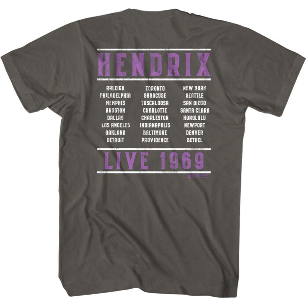 
                  
                    JIMI HENDRIX ジミヘンドリックス - LIVE 1969 / バックプリントあり / Tシャツ / メンズ 【公式 / オフィシャル】
                  
                