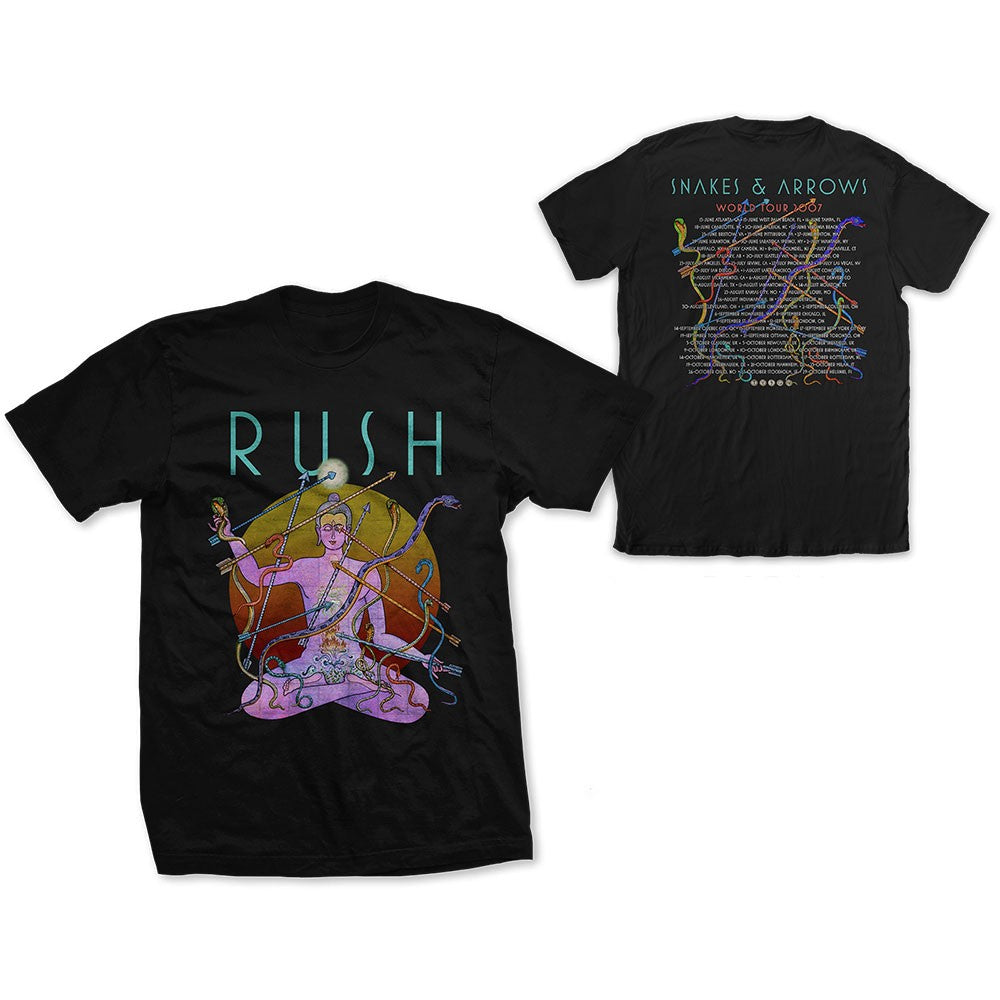 
                  
                    RUSH ラッシュ (デビュー 50周年 ) - Snakes & Arrows Tour 2007 /バックプリントあり / Tシャツ / メンズ 【公式 / オフィシャル】
                  
                