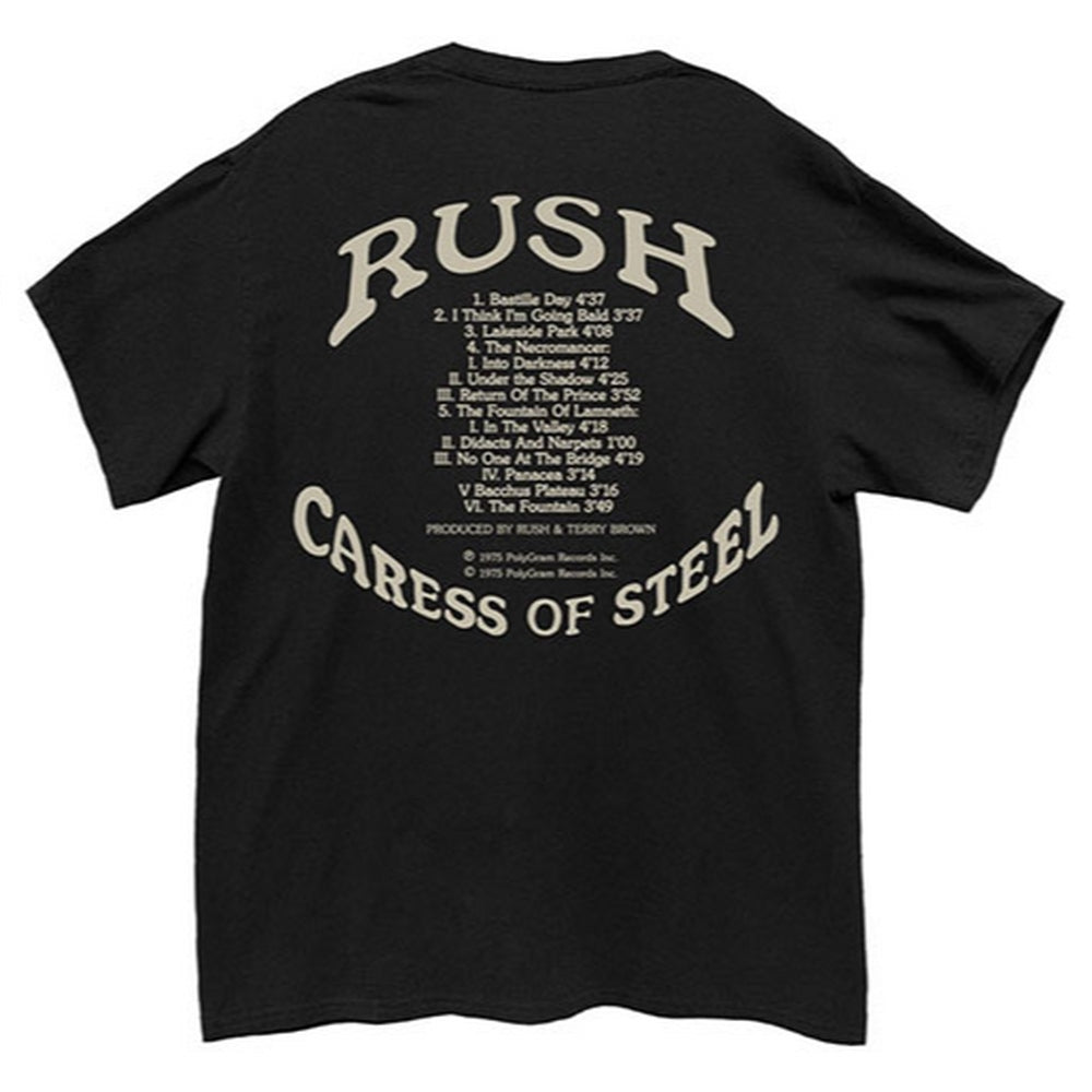 
                  
                    RUSH ラッシュ (デビュー 50周年 ) - Caress of Steel / バックプリントあり / Tシャツ / メンズ 【公式 / オフィシャル】
                  
                