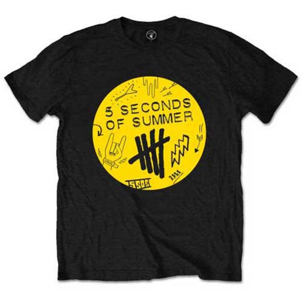 5 SECONDS OF SUMMER ファイヴセカンズオブサマー Scribble Logo Tシャツ メンズ 公式 オフィシャル