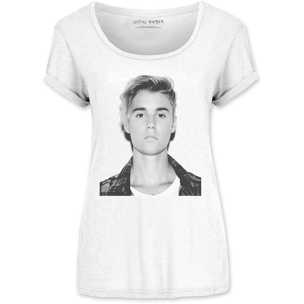 JUSTIN BIEBER ジャスティンビーバー (デビュー 15周年 ) - Love Yourself / Tシャツ / レディース 【公式 / オフィシャル】