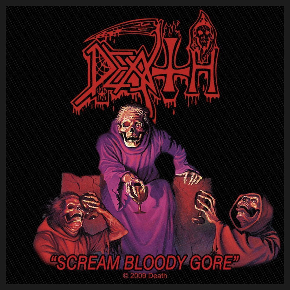 DEATH デス Scream Bloody Gore ワッペン 公式 オフィシャル