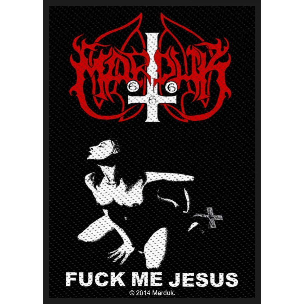 MARDUK マーダック - Fuck Me Jesus / ワッペン 【公式 / オフィシャル】