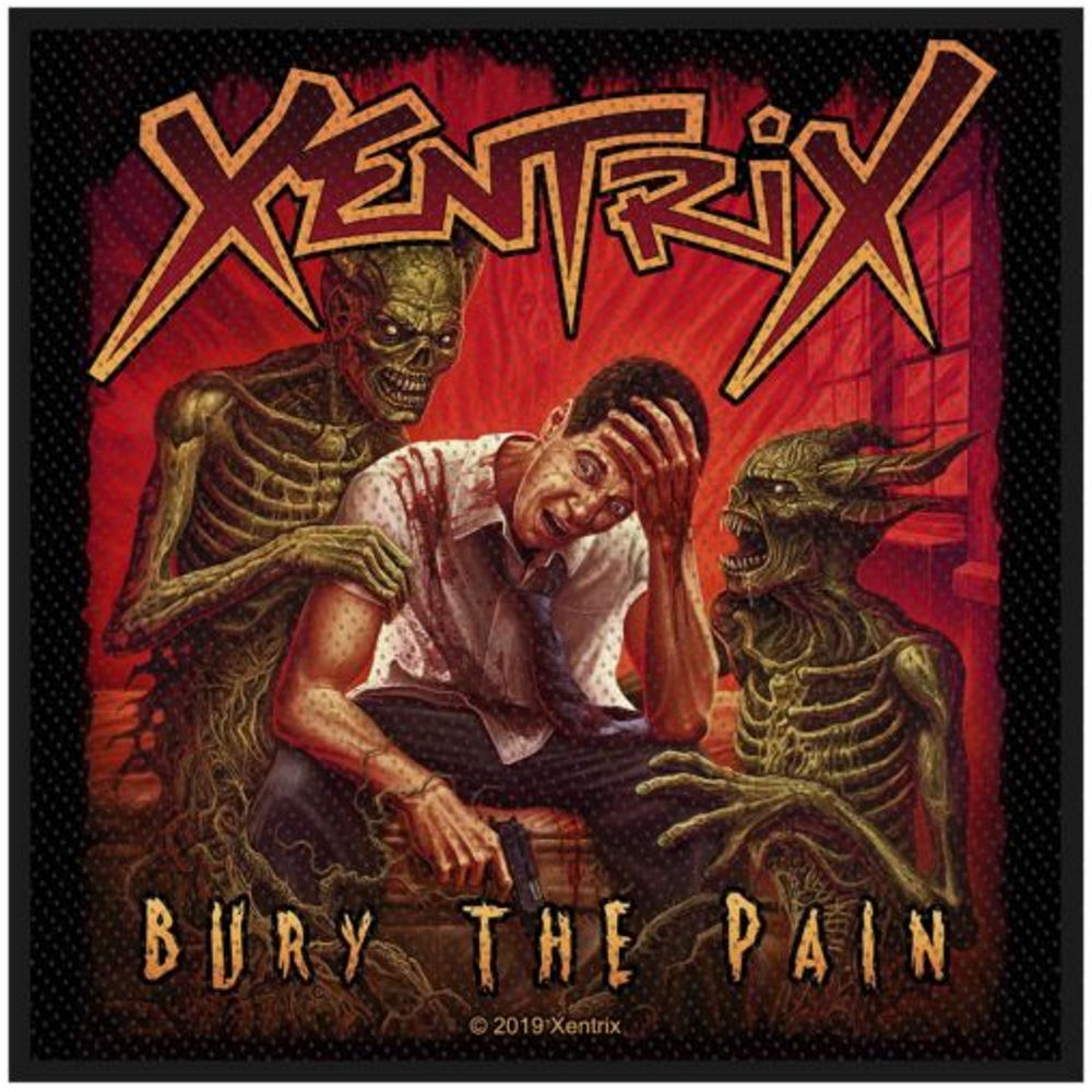 XENTRIX ゼントリックス - Bury The Pain / ワッペン 【公式 / オフィシャル】