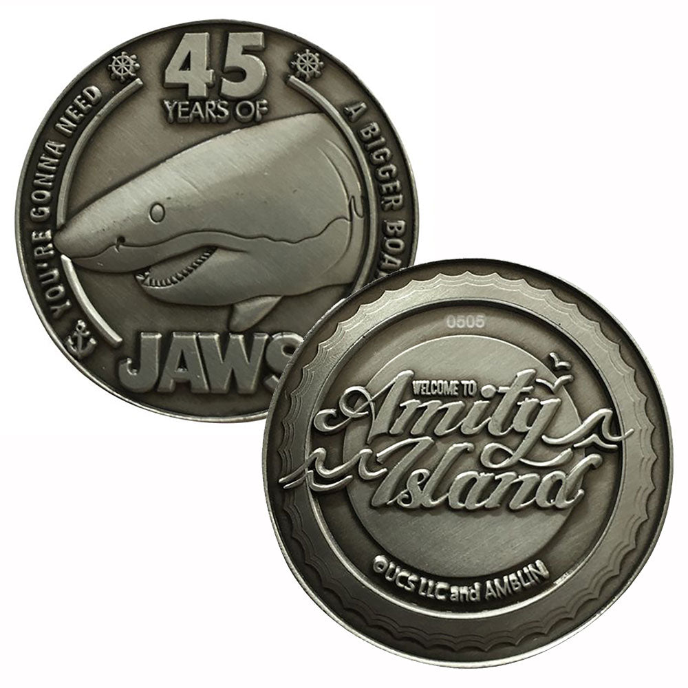 JAWS ジョーズ - 45th anniversary Coin / 世界限定9995枚 / コイン 【公式 / オフィシャル】