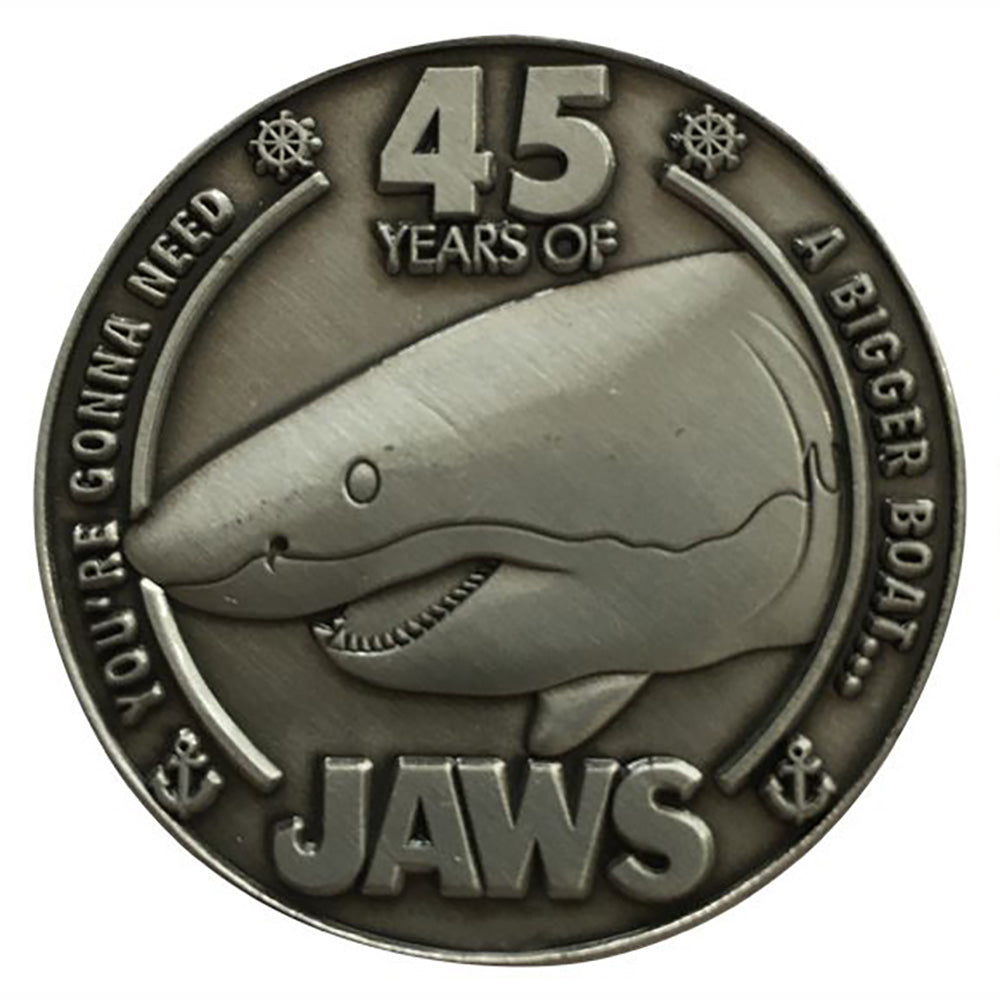 
                  
                    JAWS ジョーズ - 45th anniversary Coin / 世界限定9995枚 / コイン 【公式 / オフィシャル】
                  
                