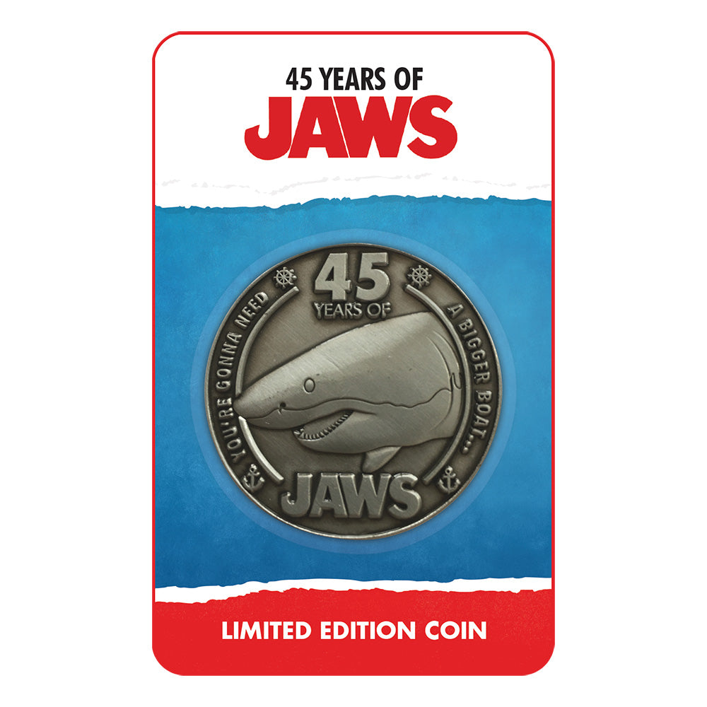 
                  
                    JAWS ジョーズ - 45th anniversary Coin / 世界限定9995枚 / コイン 【公式 / オフィシャル】
                  
                