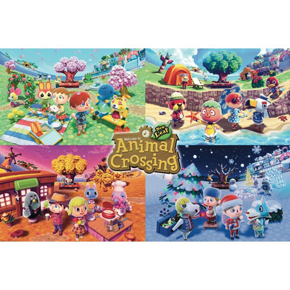 
                  
                    ANIMAL CROSSING どうぶつの森 Four Seasons ポスター 公式  オフィシャル
                  
                