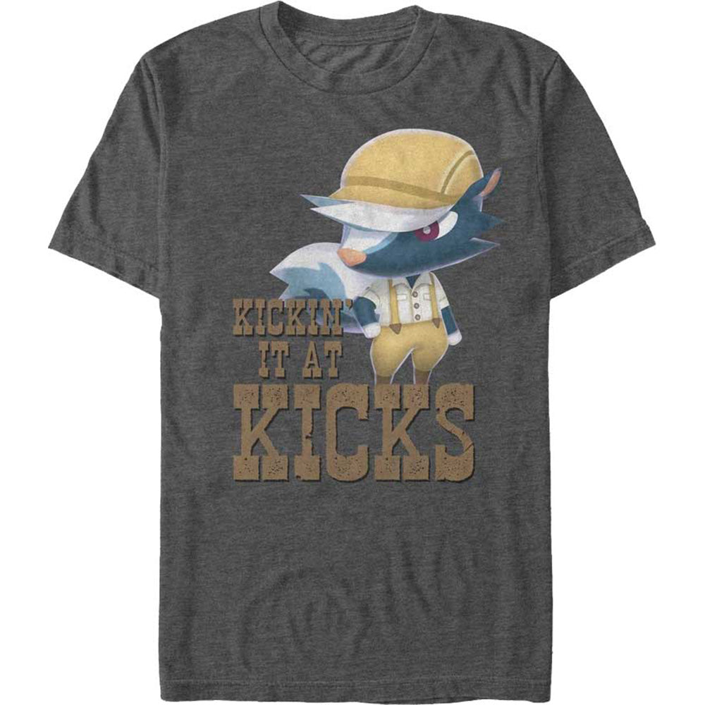 ANIMAL CROSSING どうぶつの森 KICKIN IT 86 Tシャツ メンズ 公式 オフィシャル