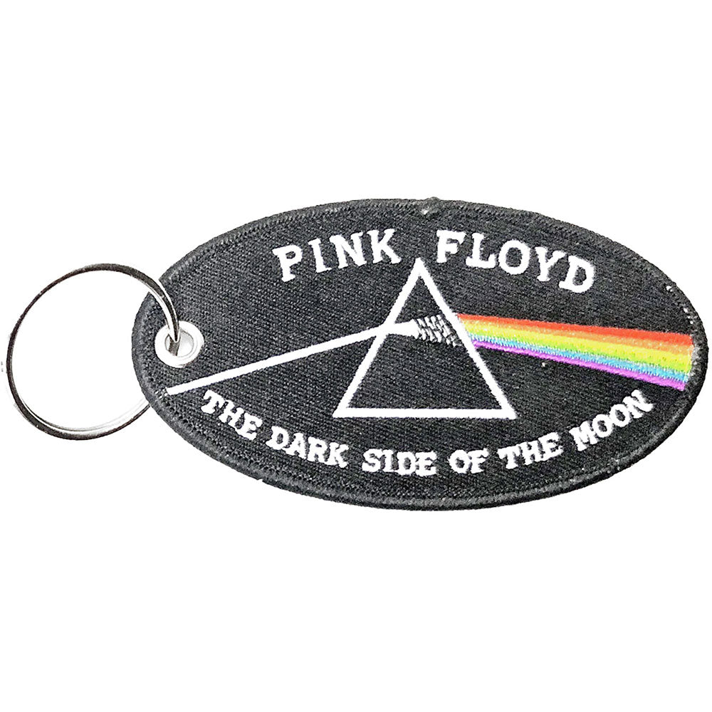 PINK FLOYD ピンクフロイド (「対」 30周年 ) - Dark Side of the Moon Oval Black Border / パッチ / キーホルダー 【公式 / オフィシャル】