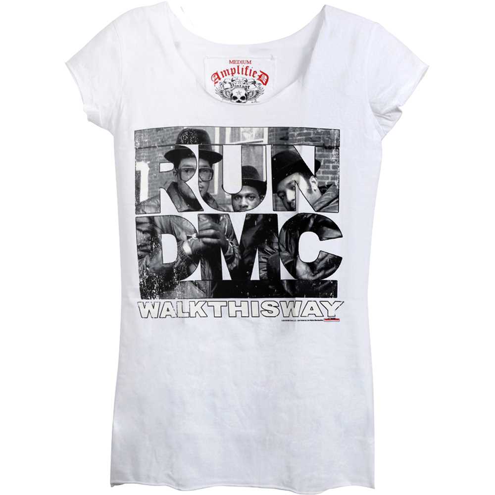 RUN DMC ランディーエムシー - Walk This Way / Amplified（ ブランド ） / Tシャツ / レディース 【公式 / オフィシャル】