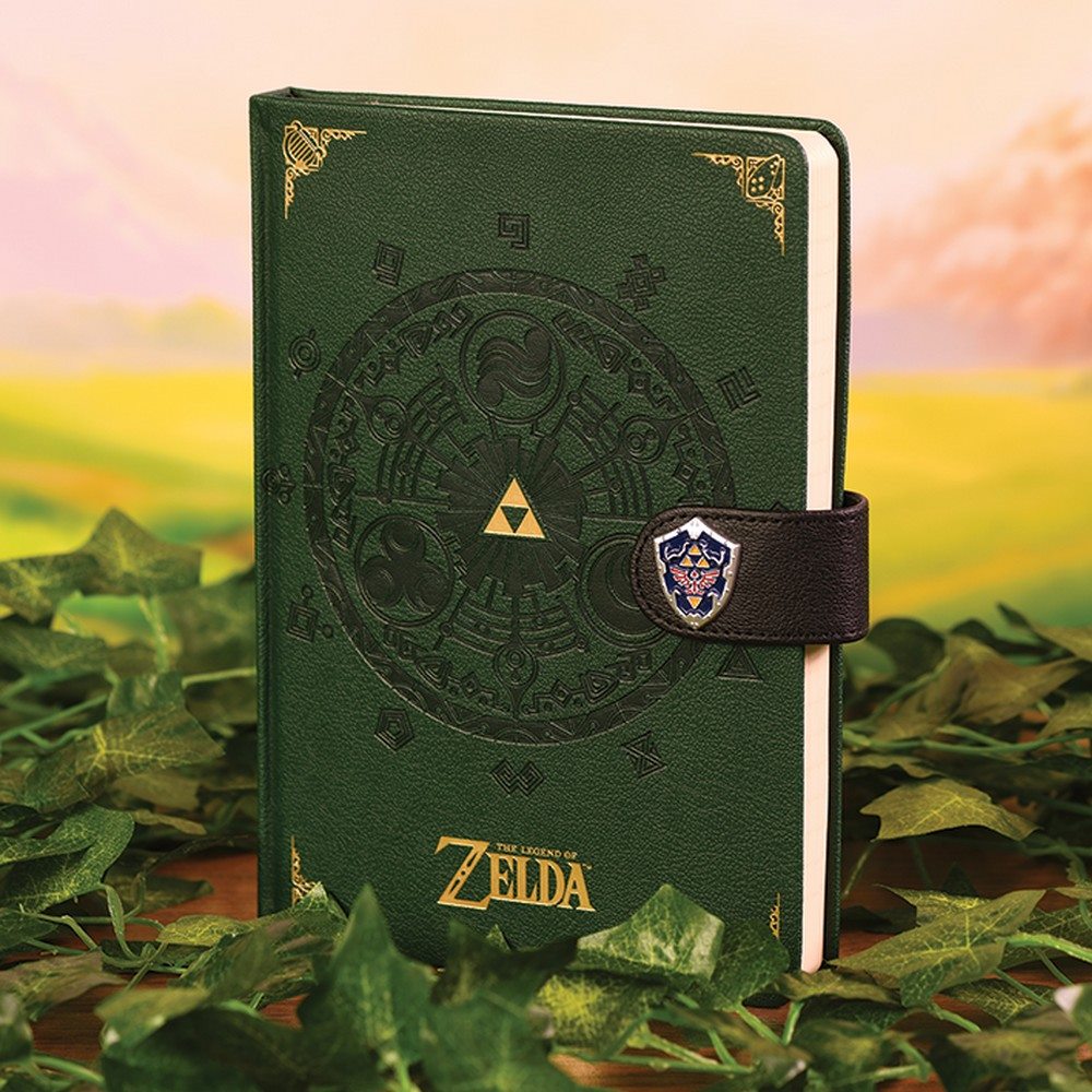 THE LEGEND OF ZELDA ゼルダの伝説 - Medallion Premium A5 / ノート・メモ帳 【公式 / オフィシャル】