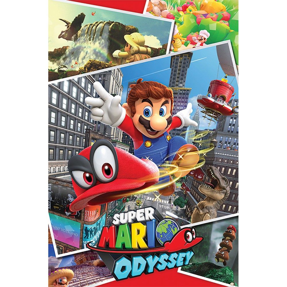 SUPER MARIO - Odyssey (Collage)