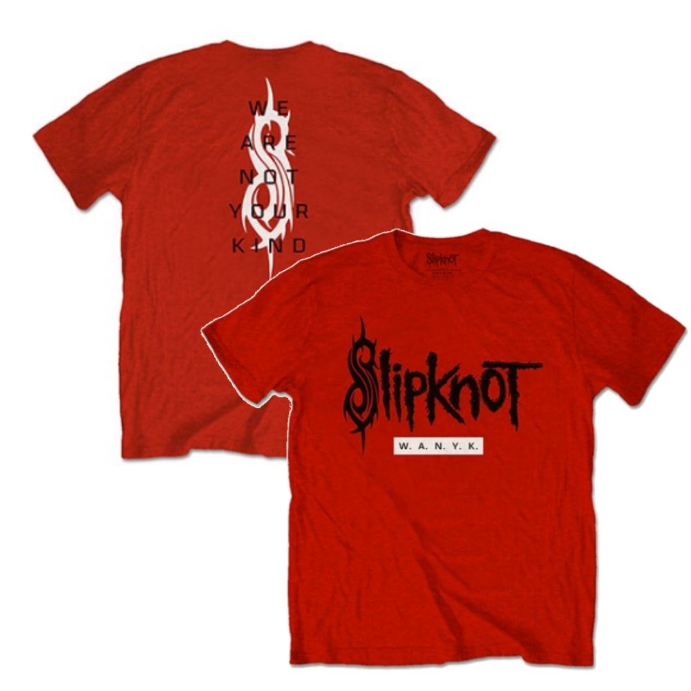 SLIPKNOT スリップノット (デビュー 25周年 ) - WANYK / バックプリントあり / Tシャツ / メンズ 【公式 / オフィシャル】