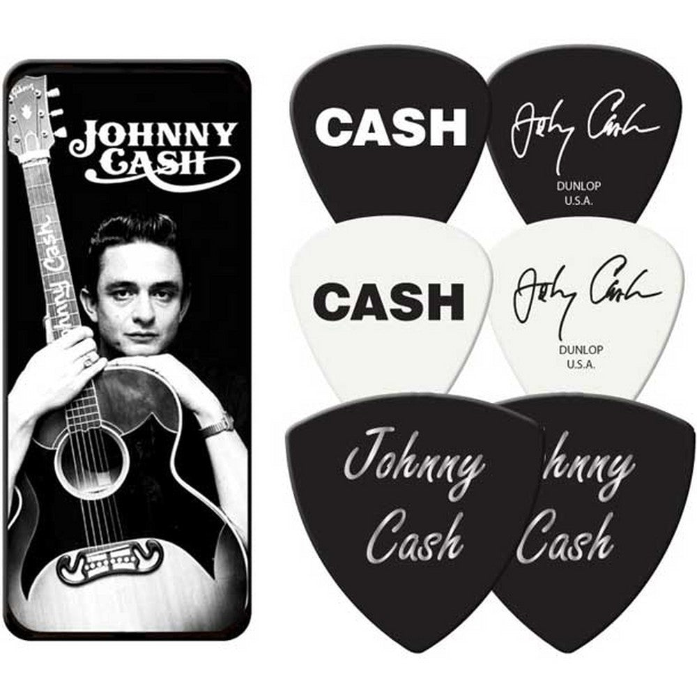 JOHNNY CASH ジョニーキャッシュ - YOUNG MAN / 6枚メタルケース入り / ギターピック 【公式 / オフィシャル】