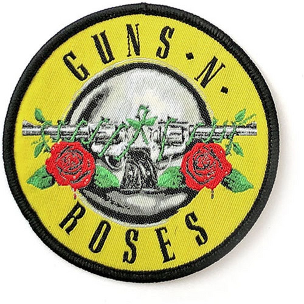 GUNS N ROSES ガンズアンドローゼズ - Classic Circle Logo / ワッペン 【公式 / オフィシャル】