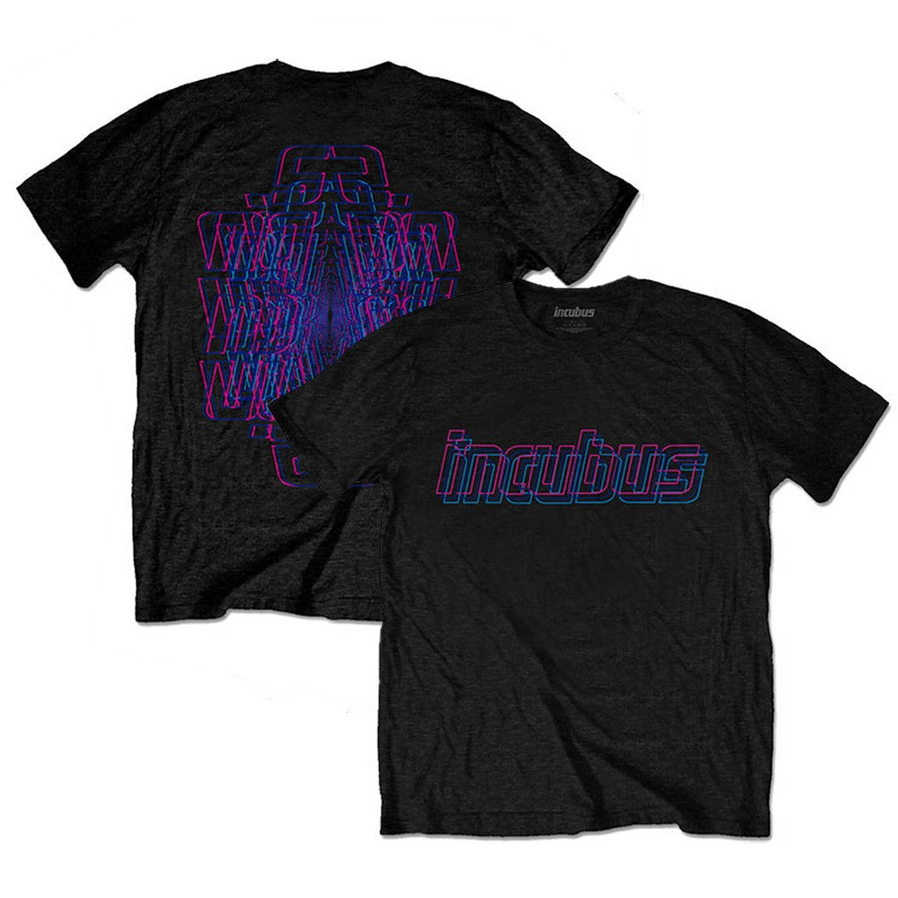 INCUBUS インキュバス - Trippy Neon / バックプリントあり / Tシャツ / メンズ 【公式 / オフィシャル】