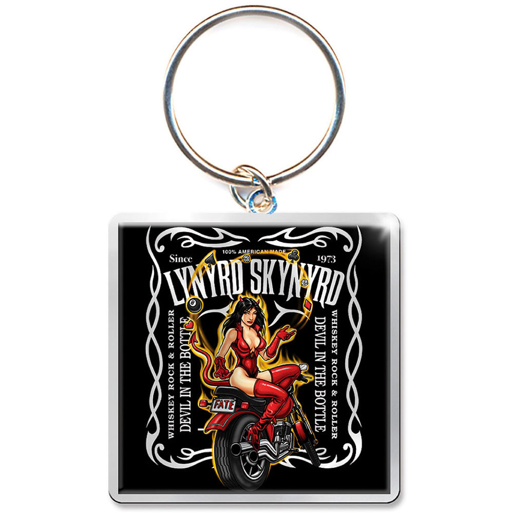 LYNYRD SKYNYRD レーナードスキナード (結成 60周年 ) - Devil In The Bottle (Photo-print) / キーホルダー 【公式 / オフィシャル】