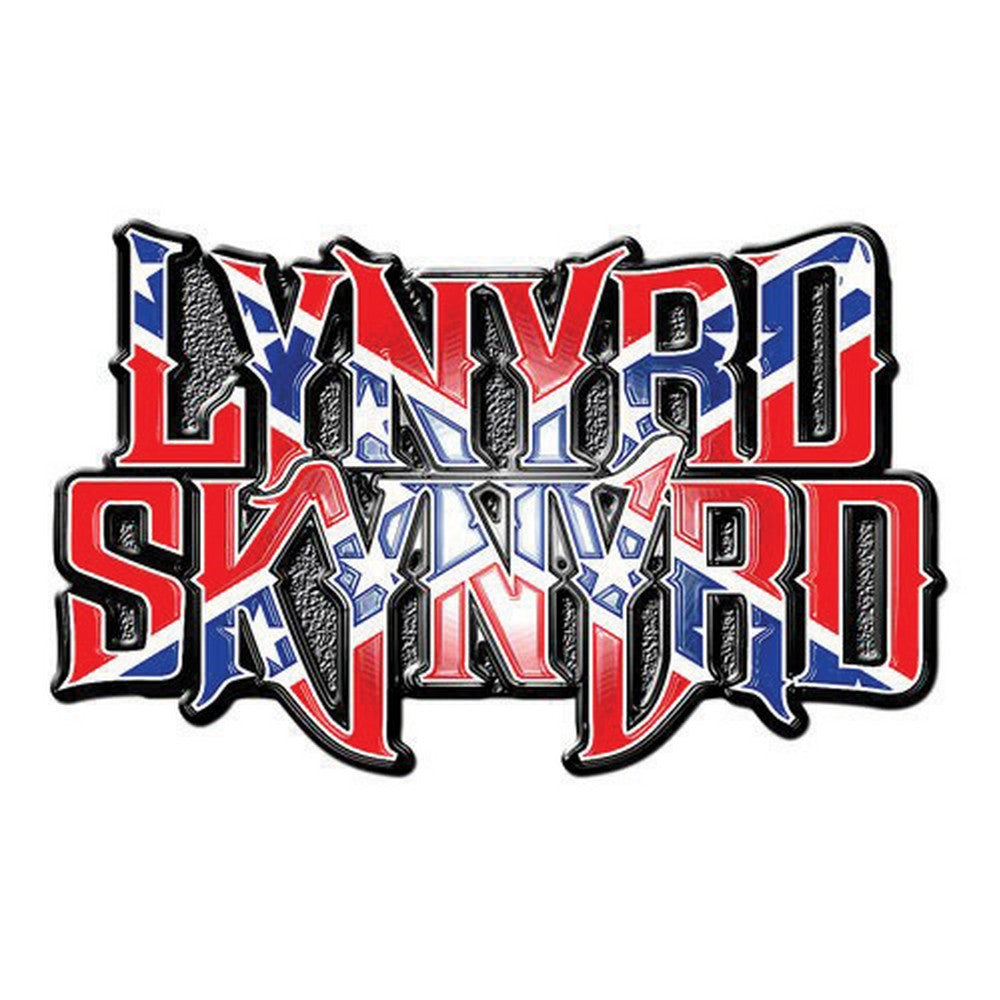 LYNYRD SKYNYRD レーナードスキナード (結成 60周年 ) - Flag Logo / メタル・ピンバッジ / バッジ 【公式 / オフィシャル】