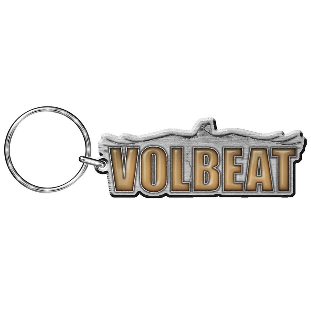 VOLBEAT ヴォルビート - RAVEN LOGO (DIE-CAST RELIEF) / キーホルダー 【公式 / オフィシャル】