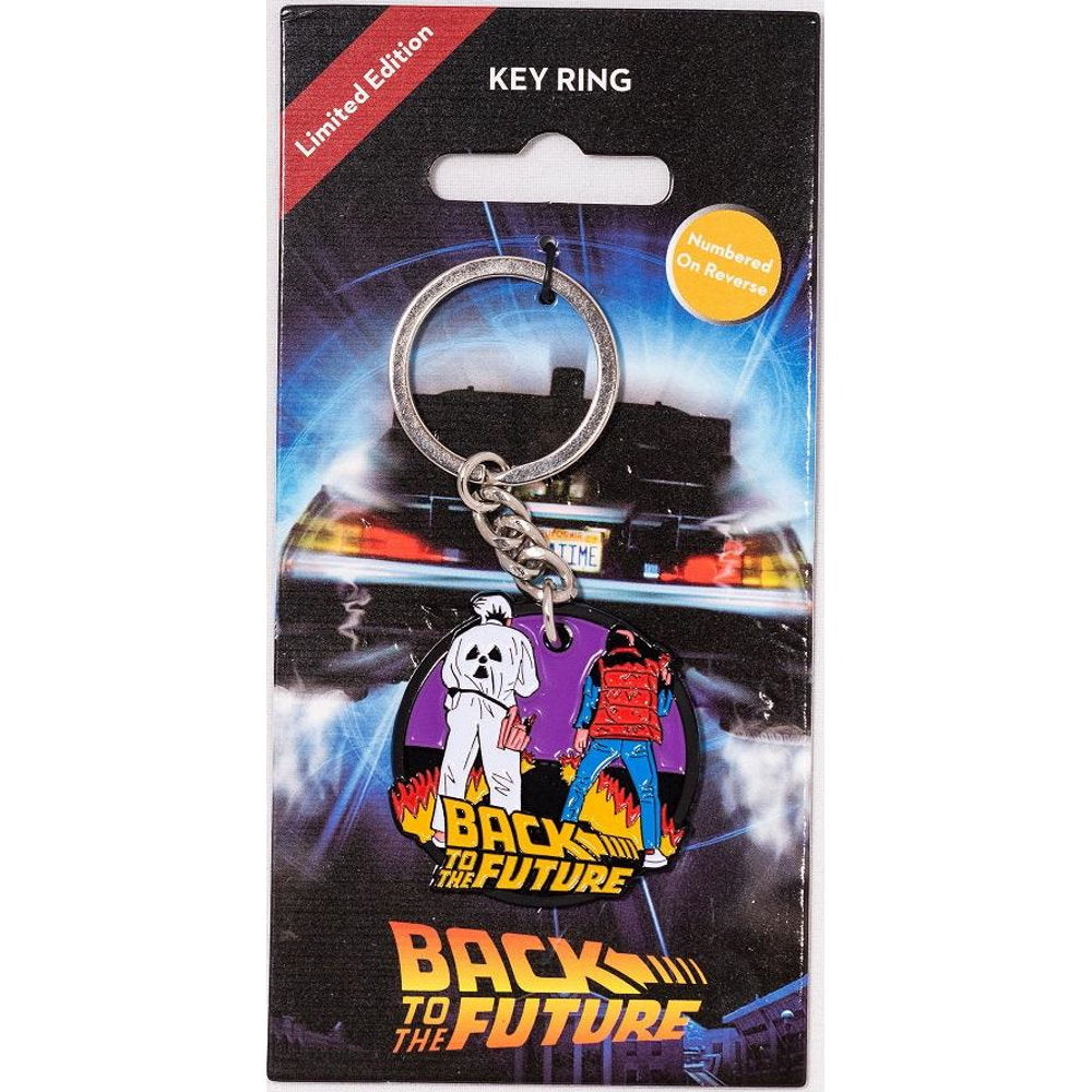 BACK TO THE FUTURE バックトゥザフューチャー (「BTTF2」 35周年 ) Keyring 世界限定9,995個 公式 