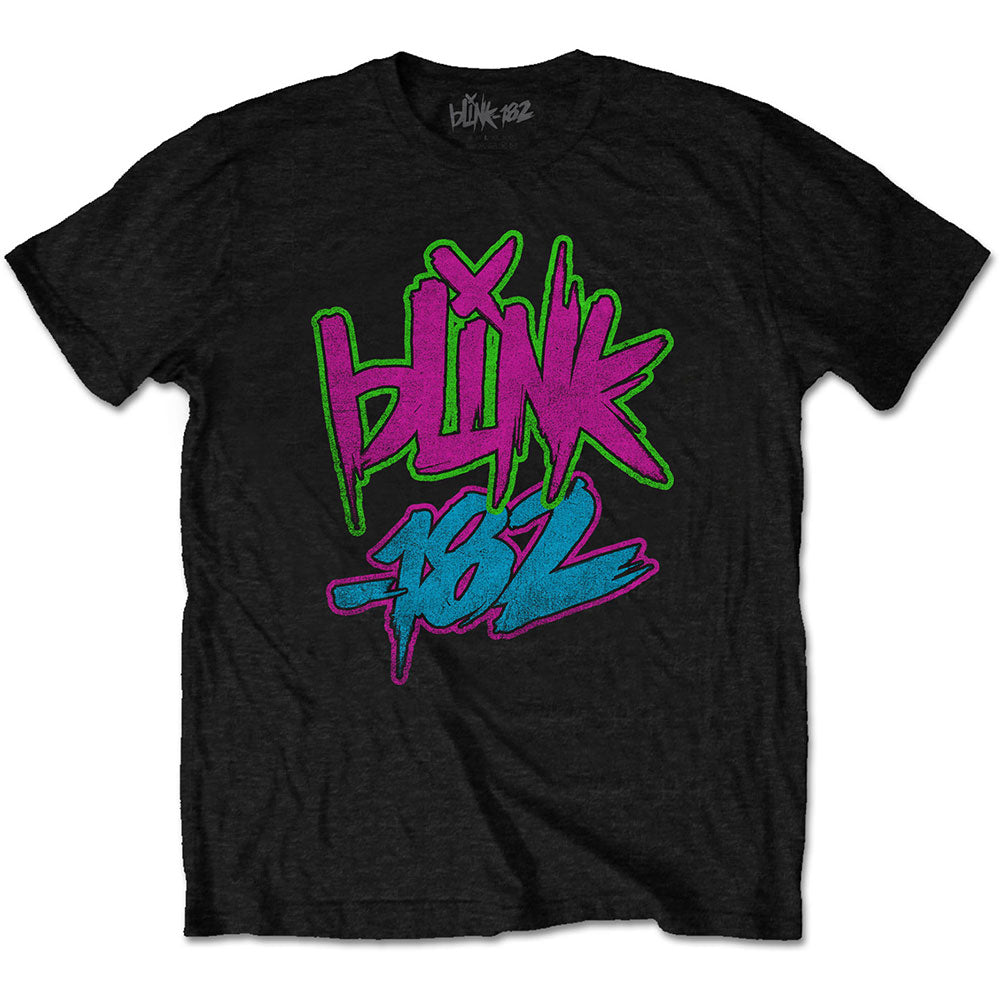 BLINK 182 ブリンク 182 (デビュー 30周年 ) Neon Logo Tシャツ メンズ 公式 オフィシャル