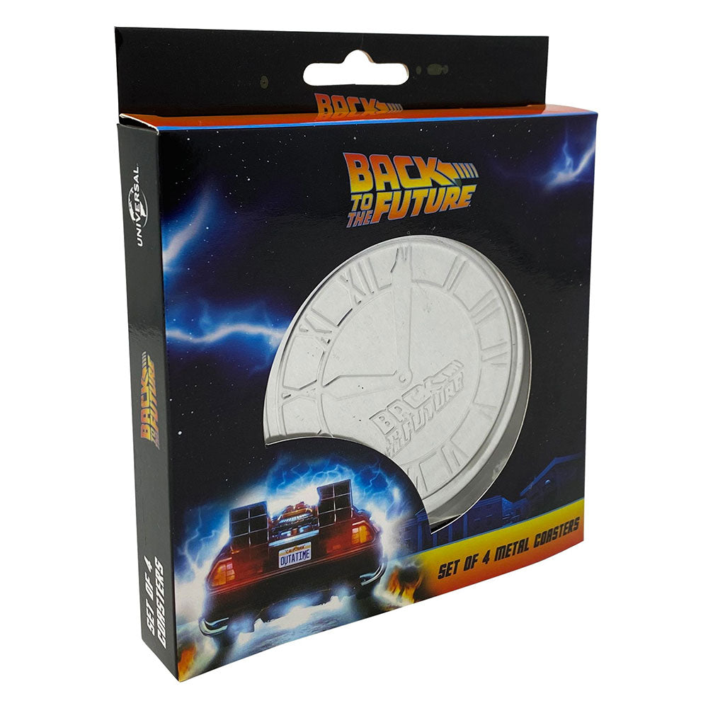 BACK TO THE FUTURE - (「BTTF2」 35周年 ) - メタルDrinks Coaster 4枚Set