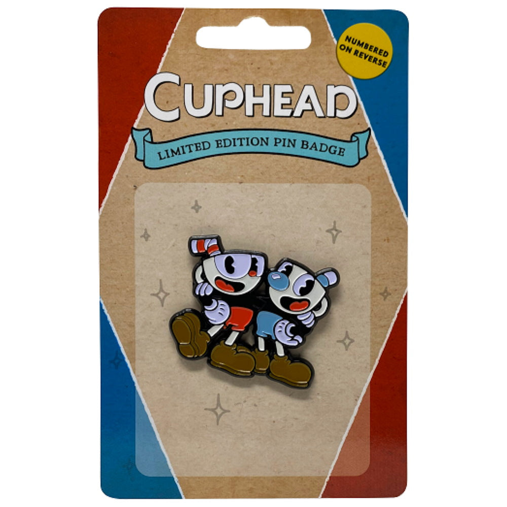 CUPHEAD カップヘッド Cuphead and Mugman Limited Edition Pin Badge 公式 オフィシャル