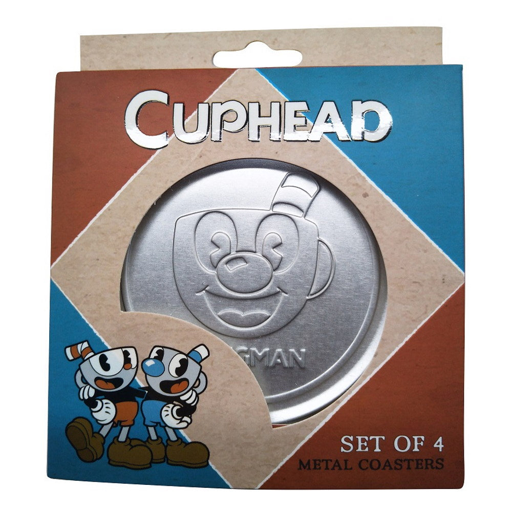 CUPHEAD カップヘッド メタルDrinks Coaster 4枚Set コースター公式 オフィシャル