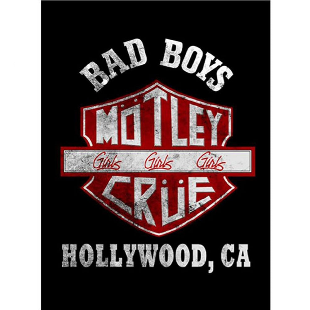 MOTLEY CRUE モトリークルー - Bad Boys Shield / Tシャツ / メンズ 【公式 / オフィシャル】