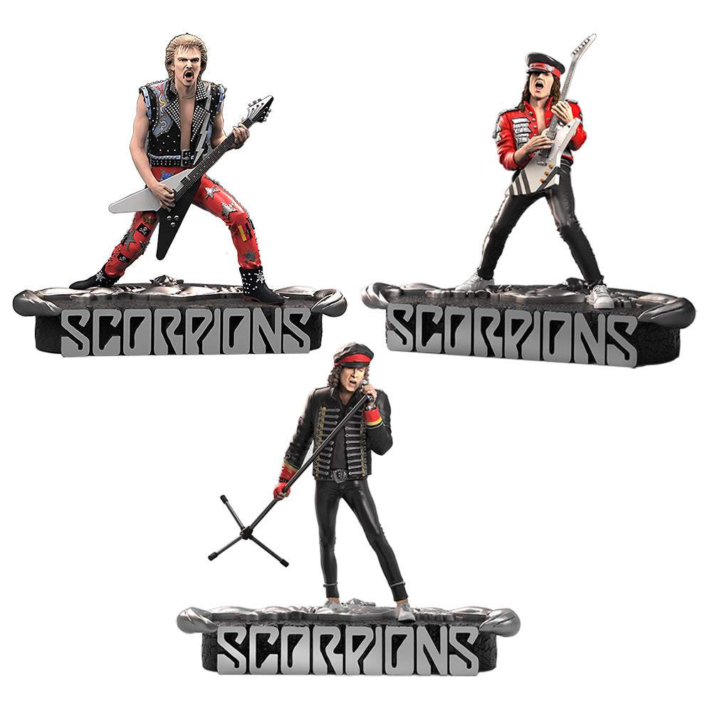 SCORPIONS スコーピオンズ - Rock Iconz Statue Bundle 3セット / 世界限定3000体 / スタチュー 【公式 / オフィシャル】