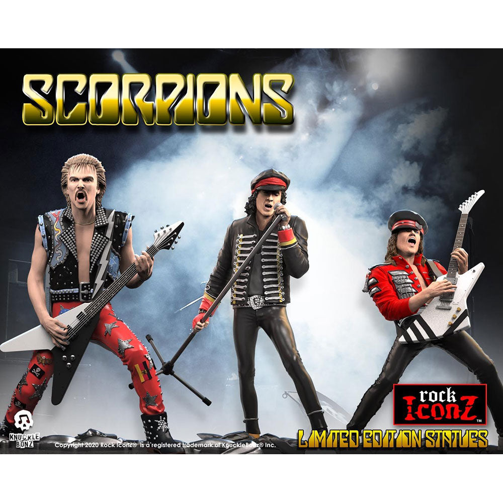 SCORPIONS スコーピオンズ - Rock Iconz Statue Bundle 3セット / 世界限定3000体 / スタチュー 【公式 / オフィシャル】