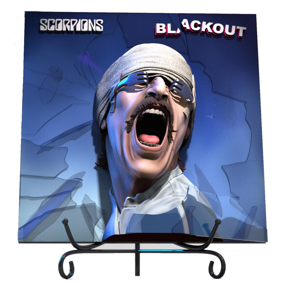 SCORPIONS スコーピオンズ - Blackout 3D Vinyl / 世界限定1982 / インテリア置物 【公式 / オフィシャル】