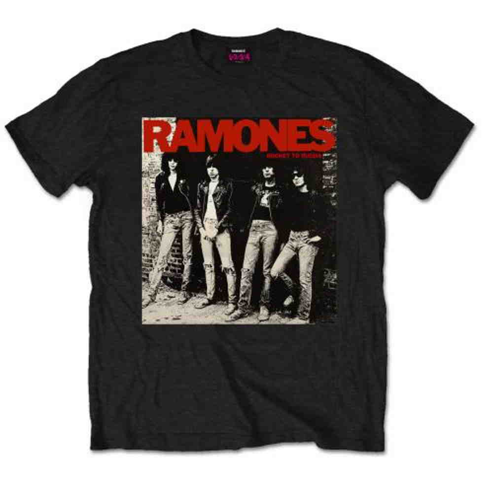 RAMONES ラモーンズ (結成 50周年 ) - ROCKET TO RUSSIA / Tシャツ / メンズ 【公式 / オフィシャル】