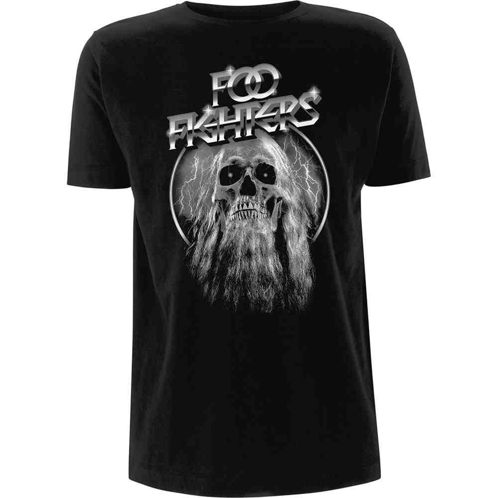 FOO FIGHTERS フーファイターズ (結成 30周年 ) - BEARDED SKULL / Tシャツ / メンズ 【公式 / オフィシャル】