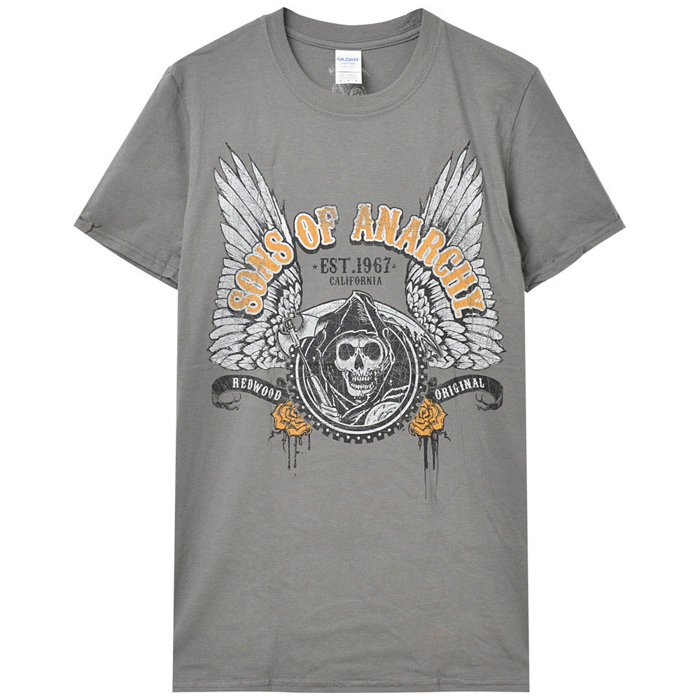 SONS OF ANARCHY サンズオブアナーキー - WINGED LOGO / Tシャツ / メンズ 【公式 / オフィシャル】