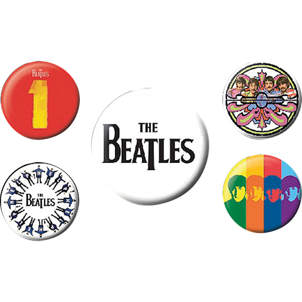 
                  
                    THE BEATLES ビートルズ (ABBEY ROAD 55周年 ) - The Beatles 1 5個セット / バッジ 【公式 / オフィシャル】
                  
                