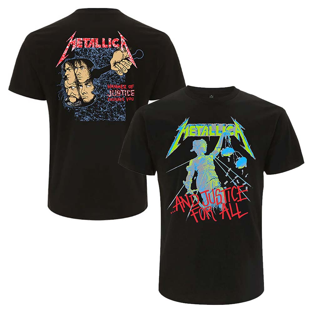 METALLICA メタリカ - And Justice For All / バックプリントあり / Tシャツ / メンズ 【公式 / オフィシャル】