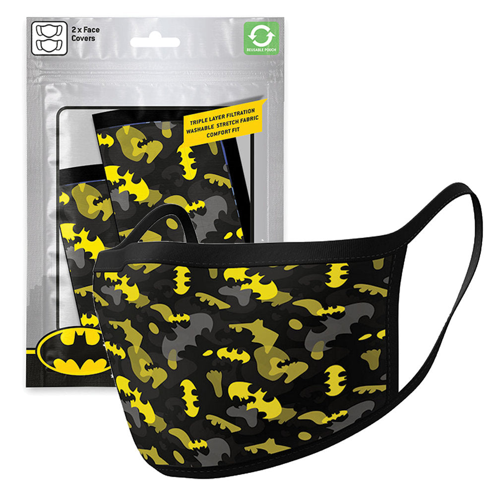 
                  
                    BATMAN バットマン Camo Yellow 2枚セット ファッション・マスク 公式 オフィシャル
                  
                