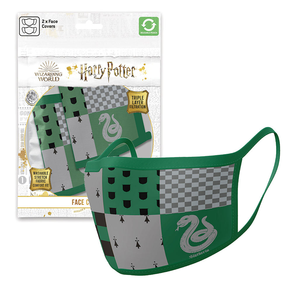 
                  
                    HARRY POTTER ハリーポッター - Slytherin 2枚セット / ファッション・マスク 【公式 / オフィシャル】
                  
                