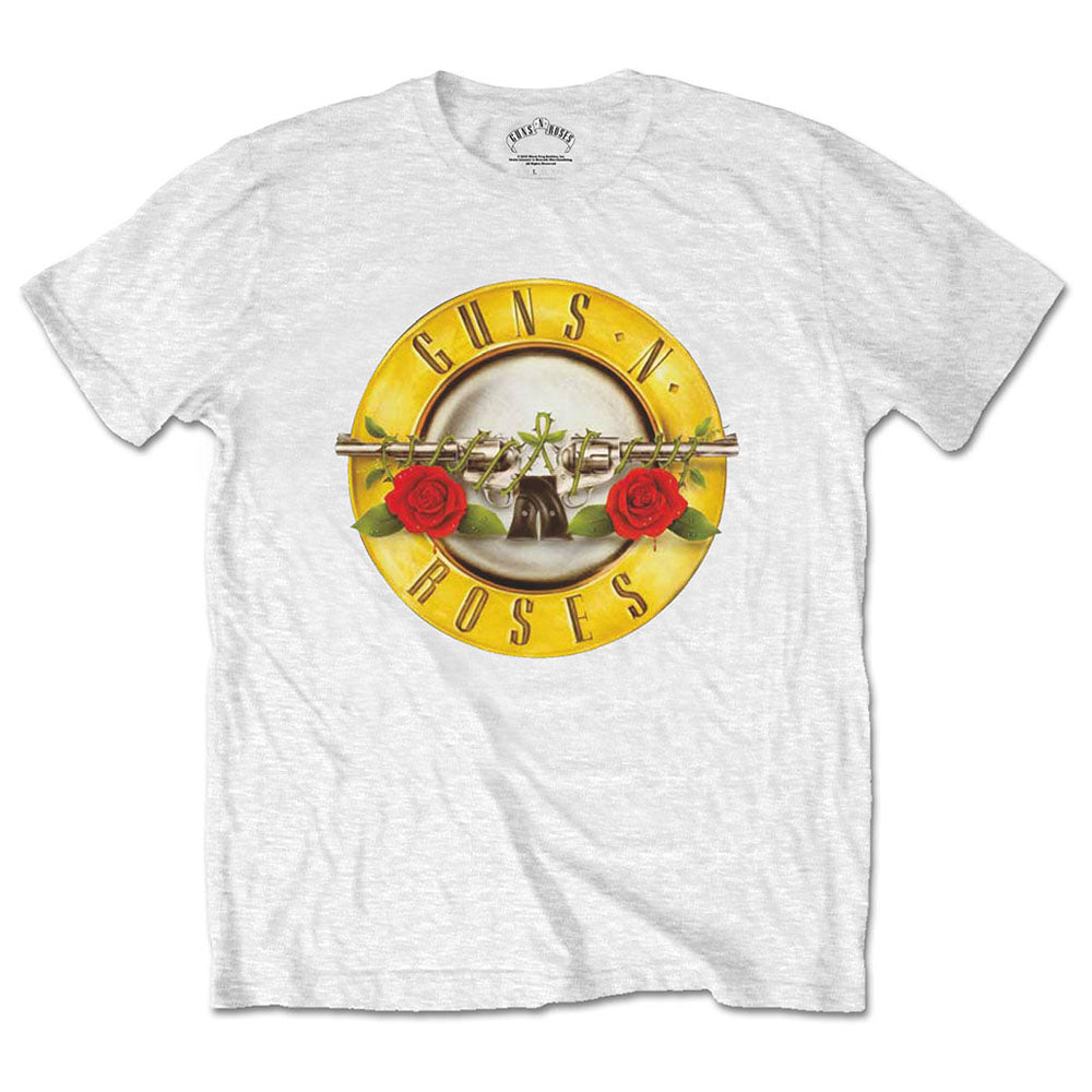 GUNS N ROSES - Classic Logo / White