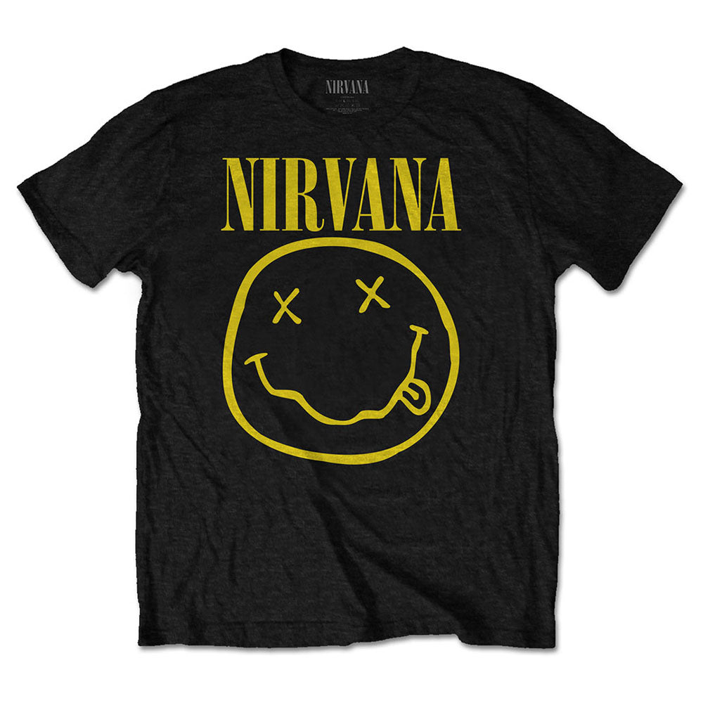 NIRVANA ニルヴァーナ (カート 追悼 30周年 ) - Yellow Happy Face / Tシャツ / メンズ 【公式 / オフィシャル】